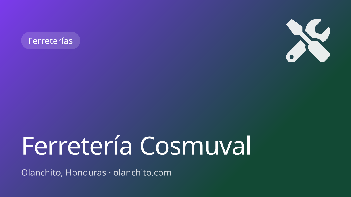 Ferretería Cosmuval
