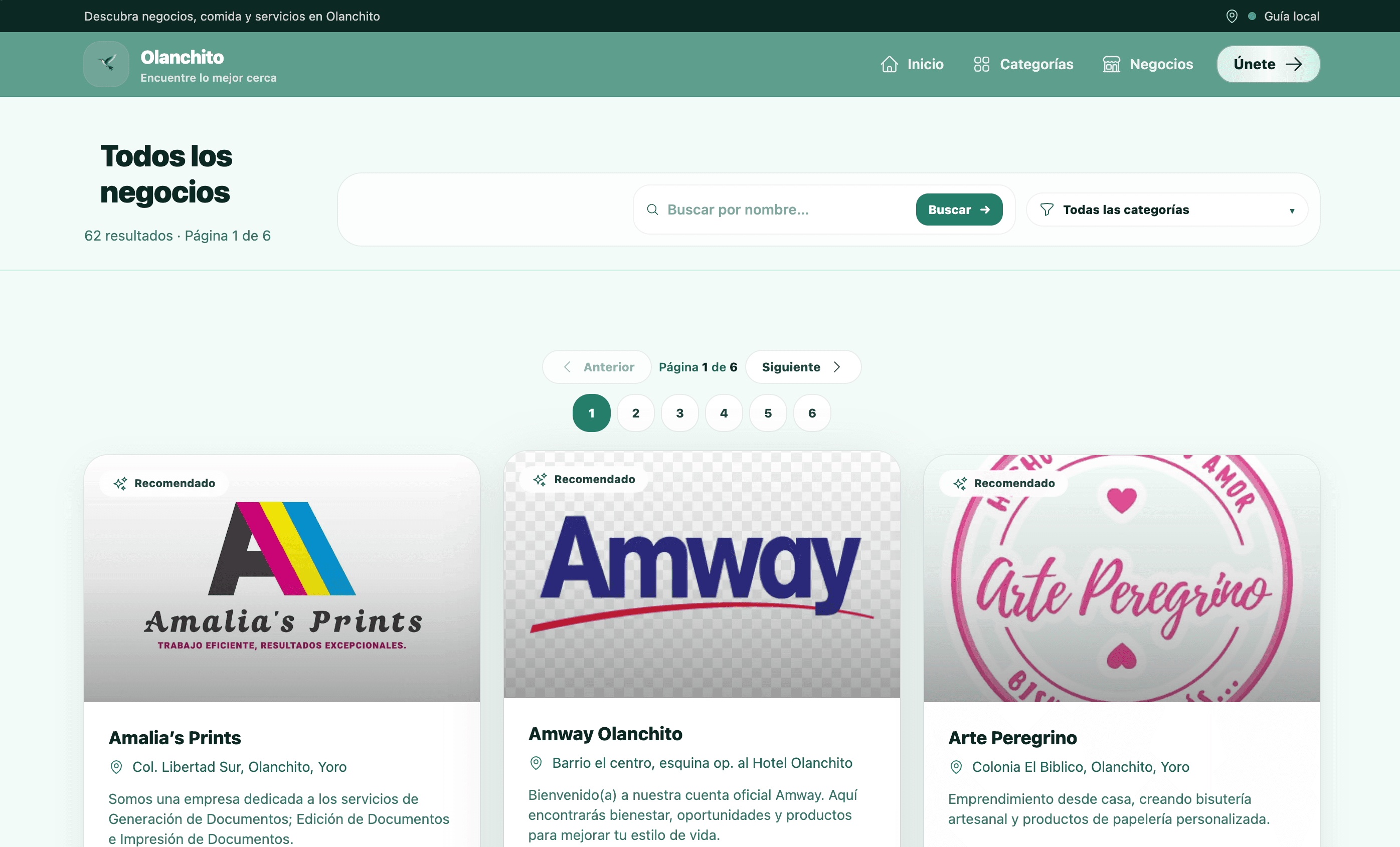 Vista previa del directorio